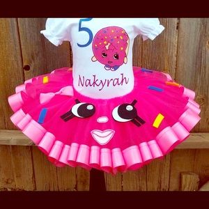 Shopkins TUTU handmade ONLY!! one of a kind 4T